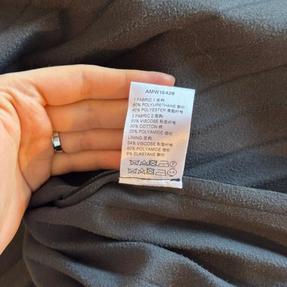 AMEN Paris Black Lace & Pleated Mini Dress - Cap Sleeves - Picture 3 of 5